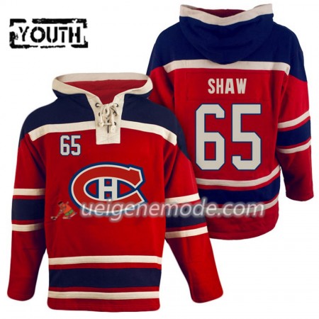 Kinder Eishockey Montreal Canadiens Andrew Shaw 65 Rot Sawyer Hooded Sweatshirt